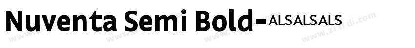 Nuventa Semi Bold字体转换 Nuventa Semi Bold字体转换